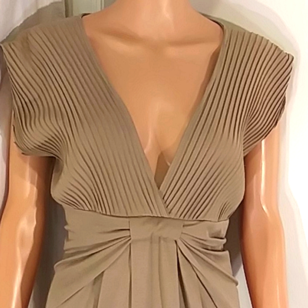 Beautiful Zara Collection Taupe Dress - image 6